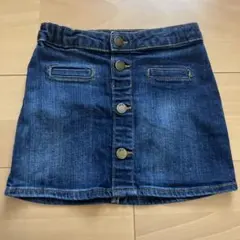 GAP デニムボタン付きスカート