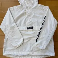 UNDER ARMOUR ホワイト ウィンドブレーカー