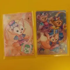香港ディズニー 20周年 ダッフィーフレンズ トレカ ディズニー　レア