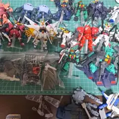 【ジャンク】モビルスーツアンサンブル 組み済み&見組み立てまとめ売り