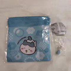 ちいかわ くら寿司　巾着 ハチワレ スヤスヤZzz...ますこっと2