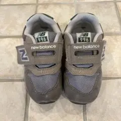 new balance ニューバランス　996 キッズシューズ グレー/緑
