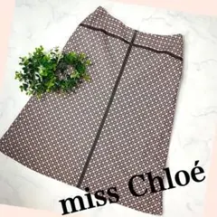 ミスクロエmisschloe レトロデザインのAラインスカート（40）のサムネイル