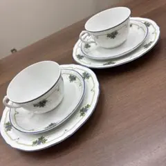 リチャードジノリ ボルドーブルー カップ＆ソーサー プレート