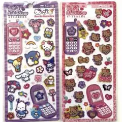平成はっぴーフォン　日焼けキティ　サンリオキャラクターズ 2種セット