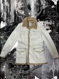 【人気‼️】00s Y2k mods coat Shearling coat V系
