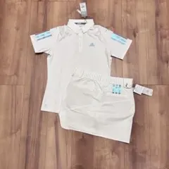 アディダス ゴルフ セットアップ 半袖ポロ ショートパンツ レディース