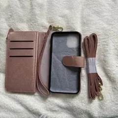 iPhone12 mini スマホショルダーストラップ付きケース