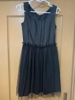 黒 ノースリーブ ミニワンピースのサムネイル