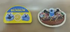 ⭐️パペットスンスン　キャラマグネットチョコドーナツ、レモン2点セット