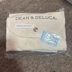 新品　DEAN & DELUCA 折りたたみエコバッグ 白　サブバッグ