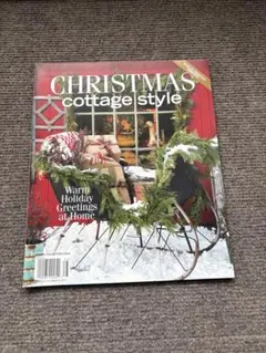 Christmas cottage style アメリカ　洋書　インテリア