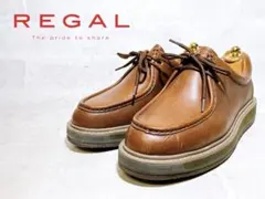 美品 REGAL リーガル チロリアンシューズ モカシン 本革 濃茶色 26.0 美品 REGAL リーガル チロリアンシューズ モカシン 本革 濃茶色