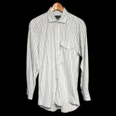 【90s・新品】TRSSARDI/トラサルディ★ストライプドレスシャツ3