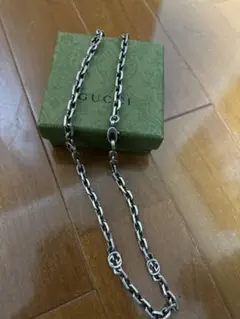 【最終価格最安値】GUCCI グッチ インターロッキングG シルバーネックレス