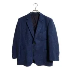 MC.BEAM テーラードジャケット M ネイビー ウール調 厚手 秋冬