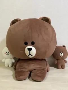 LINE FRIENDS ブラウン　コニー　ぬいぐるみセット　ラインフレンズ
