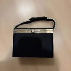 【匿名配送】冠婚葬祭用　2way ブラック　フォーマル　ハンドバック