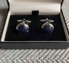 お値下げ‼️美品❗️Elizabeth parker カフリンクス　ネイビー！