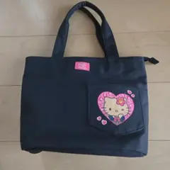 しまむらハローキティ 日焼けキティネイビートートバッグ