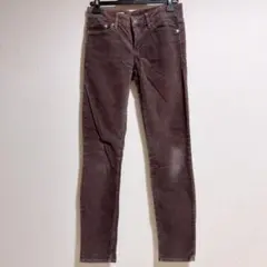 GAP スキニー パンツ コーデュロイ 61cm 24インチ ブラウン S