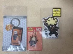 ヒロアカ爆豪勝己 キーホルダー アクリルチャーム ステッカー セット