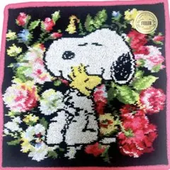 新品　feiler スヌーピー　コラボ　ハンカチ　お花　フラワーのサムネイル