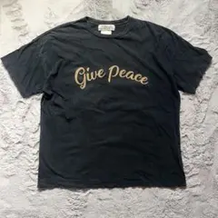 【人気】REMI RELIEF Give Peace 刺繍 半袖TシャツMのサムネイル