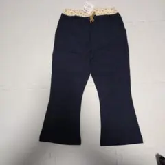 ☆新品☆ネイビー フレアパンツ 130