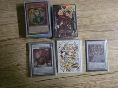 レッドデーモン　デッキ　遊戯王　スリーブ付きのサムネイル