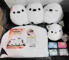 シマエナガ フロアマットBIG 100cm セット