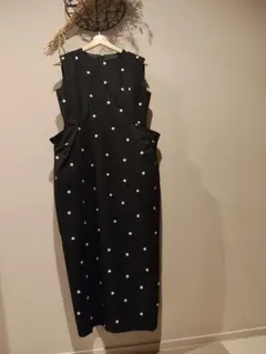 新品・未使用★エルフランク　ドット柄ワンピース
