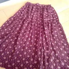 earth music & ecology ボルドー フレアスカート F