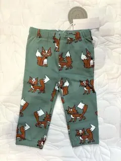 新品★ステラマッカートニー キツネ柄スウェットパンツ 36m 90サイズのサムネイル
