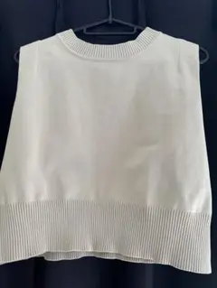 GRL♡ノースリーブニットベージュ