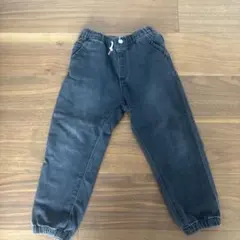 ZARA ブラックデニムロングパンツ 110から120