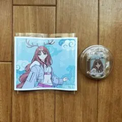 サントリー ラベル缶 超かぐや姫！ かぐや キーホルダー&ステッカー