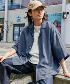 ビッグシルエット オープンカラー レーヨンルーズアロハシャツ アソート