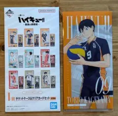 ハイキュー!! 一番くじ 影山飛雄 I賞チケットケース＆クリアカードセット