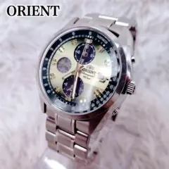 【廃盤品】 ORIENT クロノグラフ TY01-C3-B 腕時計 アラーム付