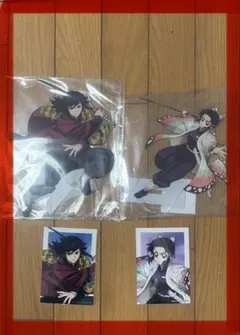 鬼滅の刃　アニプレックス　C賞ビックアクリルスタンド　冨岡義勇、胡蝶しのぶ