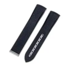 OMEGA用 腕時計ベルト ラバーベルト 時計バンド 20mm ベルトのみ