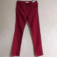 Comfort basic レッド スキニーパンツ Lサイズ