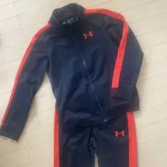 Under Armour ／YXL ジャージ 黒/赤