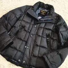 ナノユニバース 西川ダウン ジャケット ネイビー ダウン フェザー