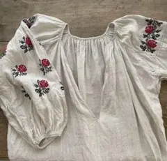 〜1930s vintage ウクライナ刺繍ワンピース　ドレス
