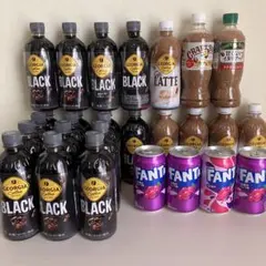 コーヒー飲料その他まとめ売り　ジョージア　BOSS ファンタ　28本セットのサムネイル
