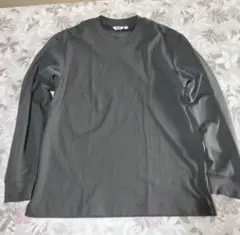 エアリズムコットンクルーネックTシャツ　グレー　L