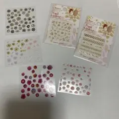 ネイルシール　花柄セット