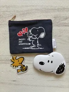 スヌーピー印鑑ケース＆ポーチセット
